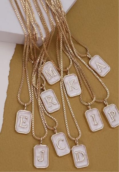 MONOGRAM NECKLACE